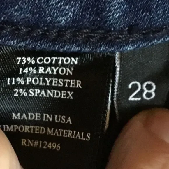 NWT $189 PARKER SMITH | Whiskered Faded Split Calf Jeans - Picture 13 of 16